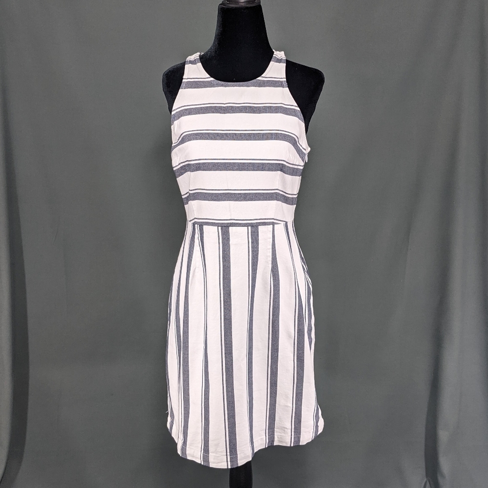 Old Navy San Francisco Dress Blue and White